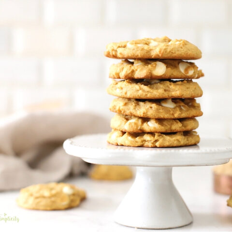 Image for Pumpkin Spice Cookies with White Chocolate Chips