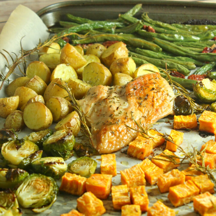 Image for Sheet Pan Turkey Dinner Recipe: Easy Thanksgiving