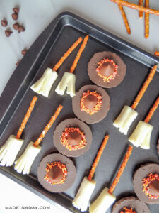 Witch Broom Cookies & Witch Hat Treats