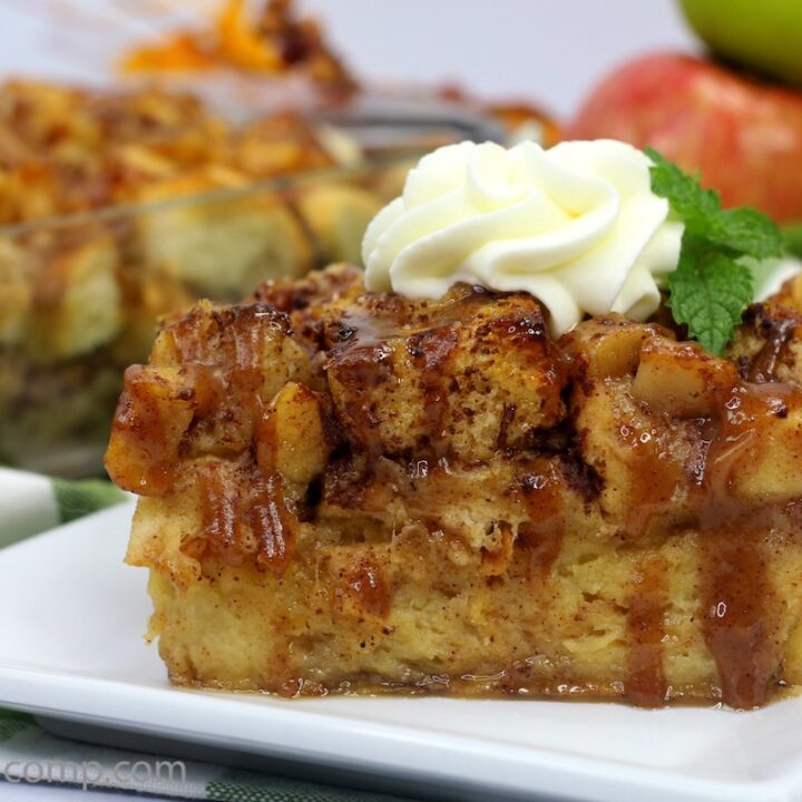 Image for Easy Caramel Apple Bread Pudding