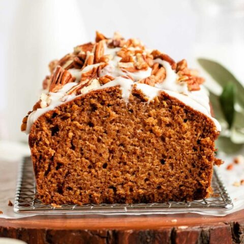 Image for Pumpkin Bread With Cream Cheese Frosting