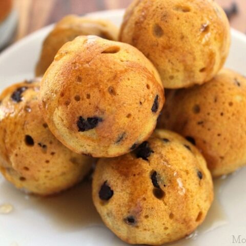 Image for Pumpkin Pancake Bites with Chocolate Chips