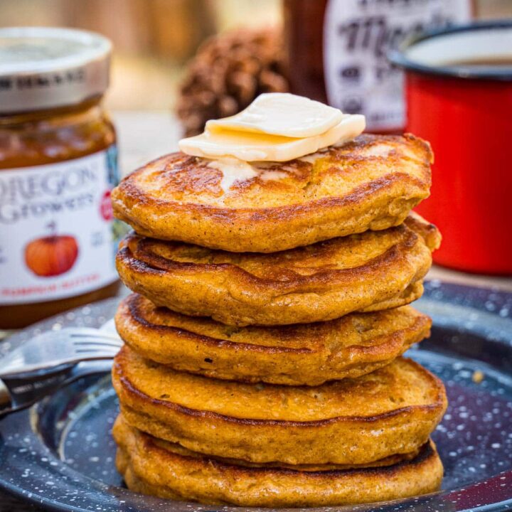 Image for The Easiest Pumpkin Pancakes
