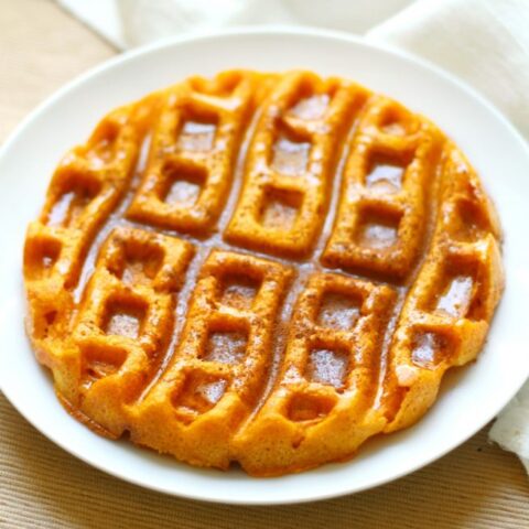 Image for Gluten-Free Pumpkin Waffles (Vegan, Allergy-Free)