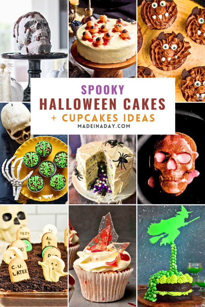 Spooky Halloween Cakes and Cupcakes Collections