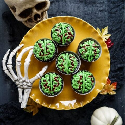 Image for Zombie Brain Halloween Cupcakes