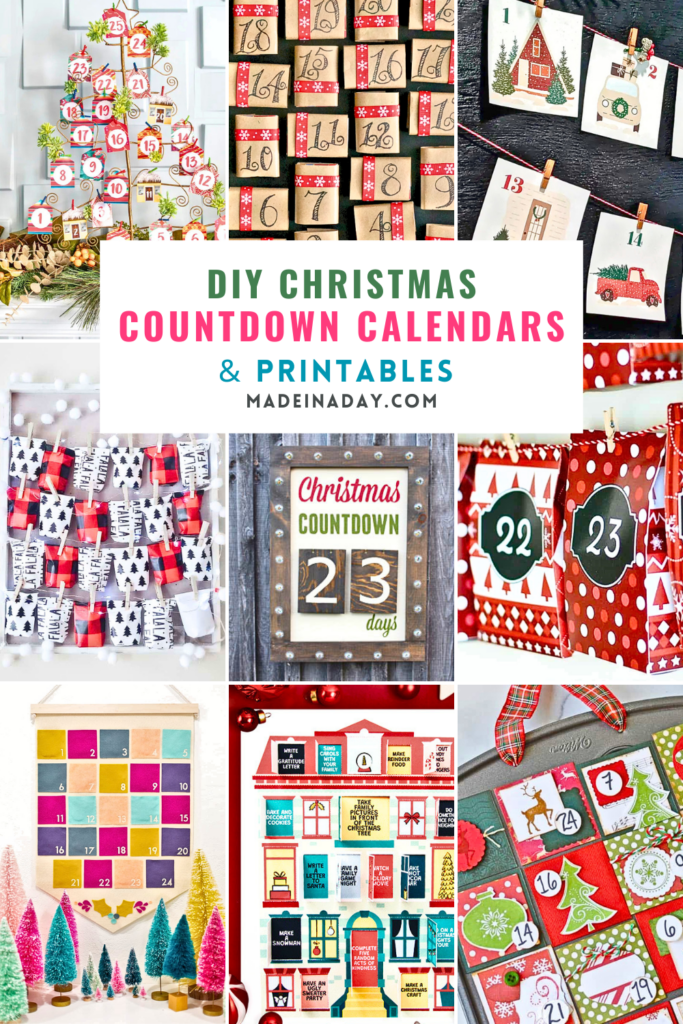 DIY Christmas Countdown Calendars Collection