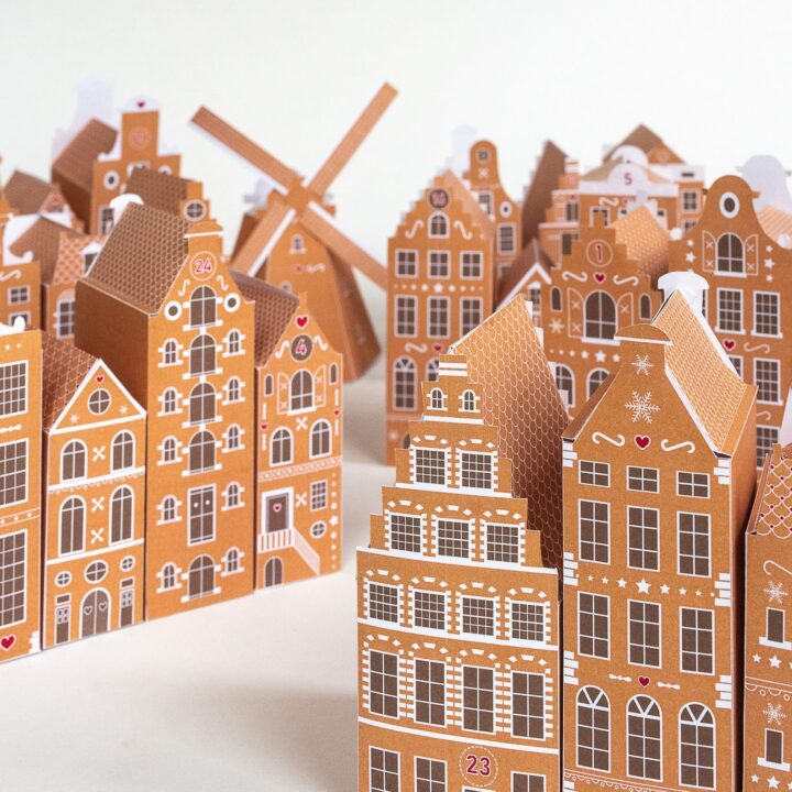 Image for DIY Printable Advent Calendar Village