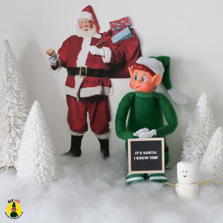 18 Printable Elf On The Shelf Props | Made In A Day