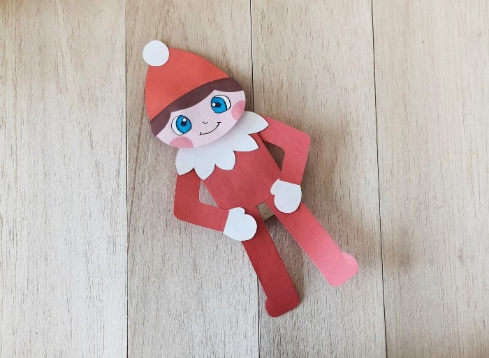 DIY Printable Elf on the Shelf Puppet