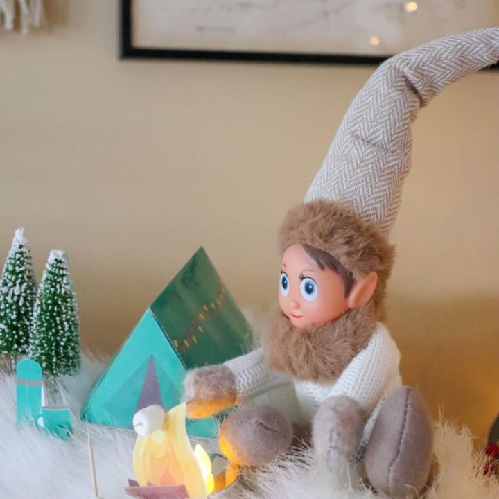 Image for Elf on the Shelf Camping Prop Printables