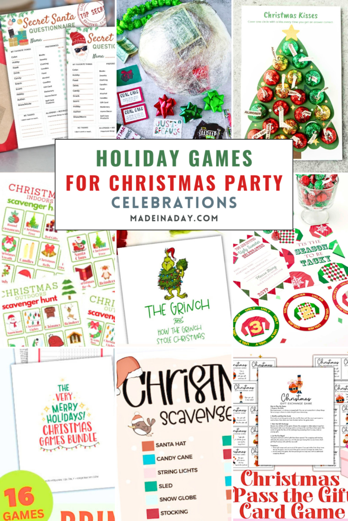 Holiday Games for Christmas Party Celebrations Collection