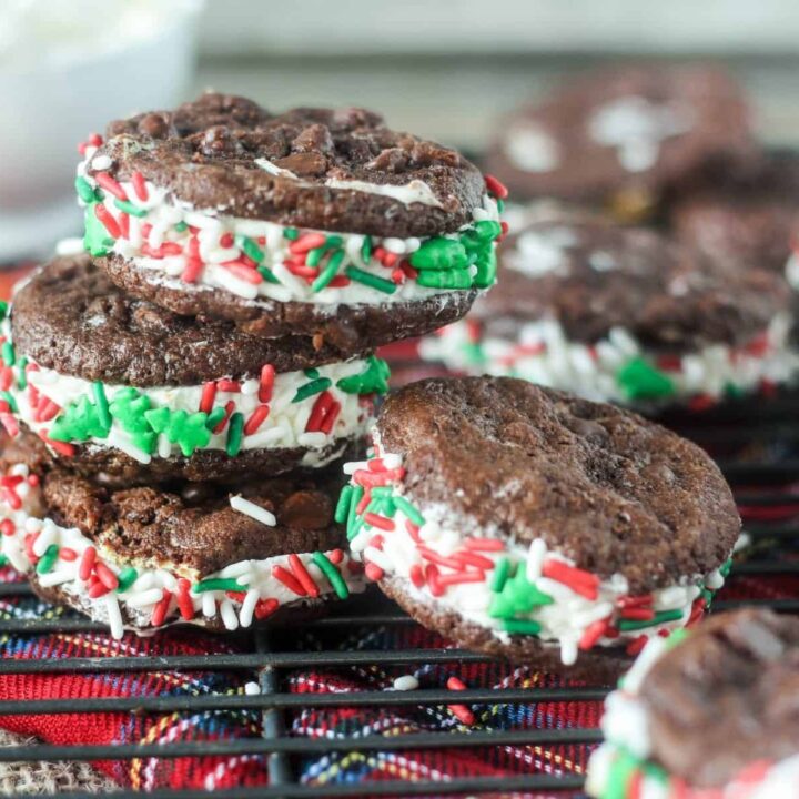 Image for Hot Chocolate Cookies with Marshmallow Buttercream Frosting
