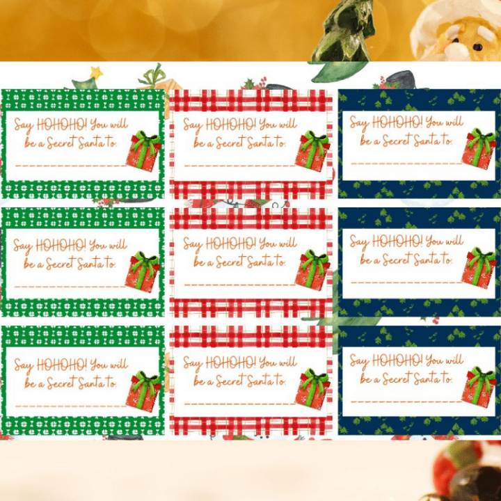 Image for Secret Santa Sheets