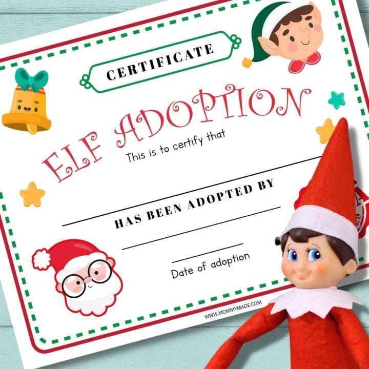 Image for Elf Adoption Certificate (Free Printable "Birth" Certificate)