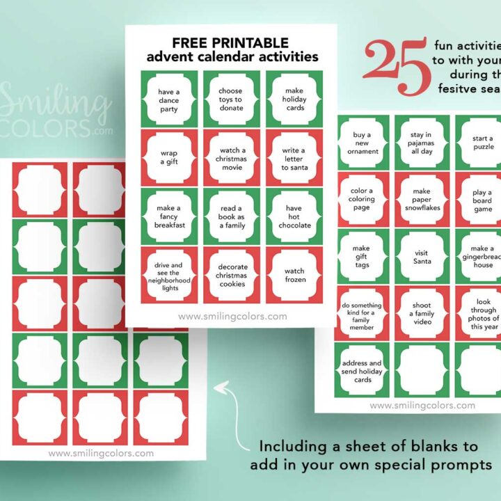 Image for FREE PRINTABLE Advent Calendar: 25 ideas for family time!