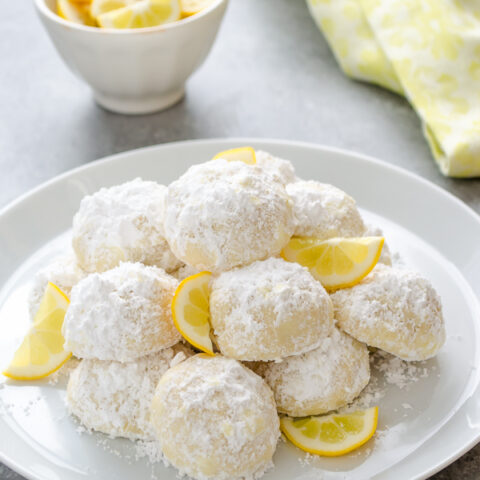 Image for Meyer Lemon Greek Butter Cookies {Kourabiedes}