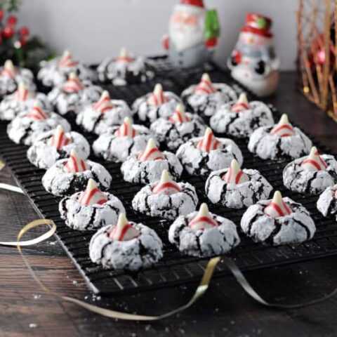 Image for Chocolate Peppermint Kiss Cookies