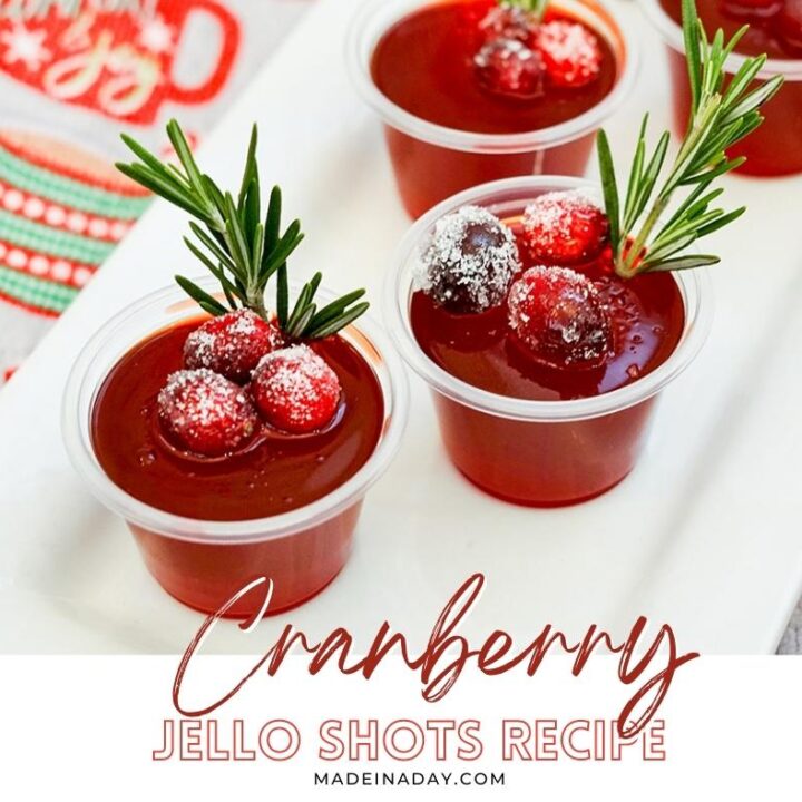 Image for Holiday Cranberry Jello Shot Recipe