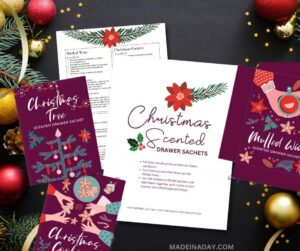 Christmas Scented Sachets Printables