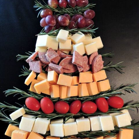 Image for Christmas Tree Cheese Board Platter