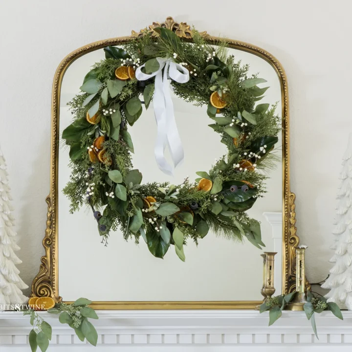 Image for How To Make A Beautiful Dried Orange Wreath For Christmas
