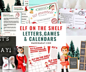 Elf on the Shelf Letter Ideas and Calendars