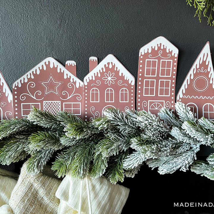 Image for Printable Gingerbread Village Houses