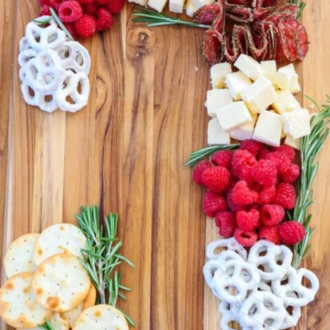 Image for Candy Cane Charcuterie Board