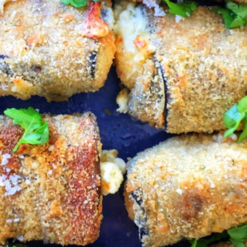Image for Air Fried Eggplant Rollatini: The Perfect Summer Lunch