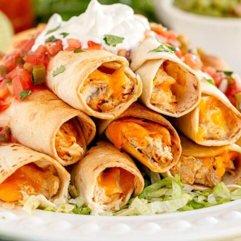 Image for Air Fryer Cream Cheese Chicken Taquitos