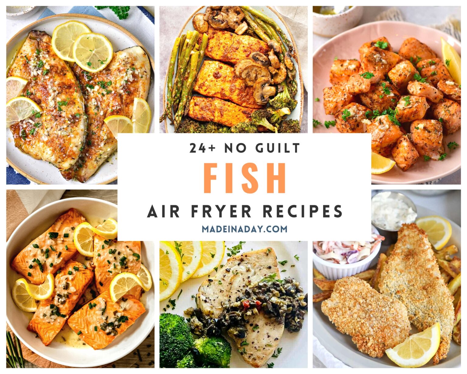 24 No Guilt Air Fryer Fish Recipes | Made In A Day