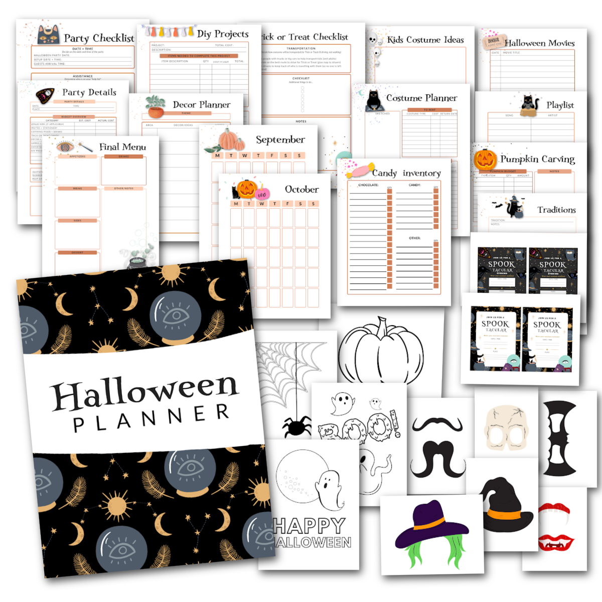 Halloween Planner Sets Made In A Day