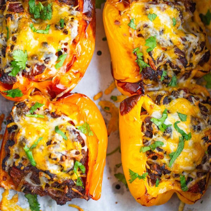 Image for Air Fryer Stuffed Peppers Without Rice