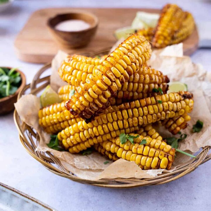 Image for Air Fryer Corn Ribs (Oven Option & How To Cut)