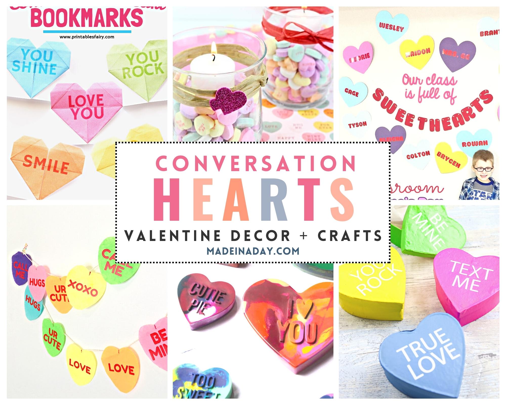 Free Printable Conversation Hearts