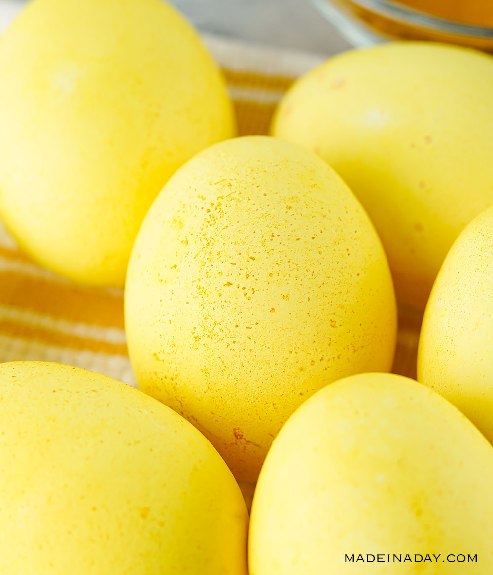 How To Dye Eggs Naturally With Turmeric Made In A Day