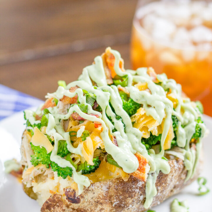 Image for Chicken Bacon Cheddar Ranch Stuffed Potatoes