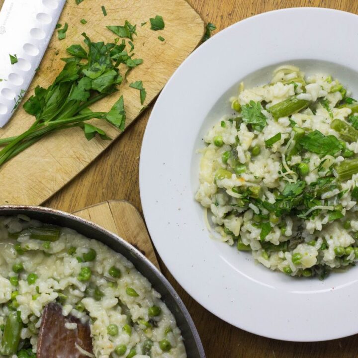 Image for Asparagus Risotto Recipe: A Creamy Dreamy Dinner