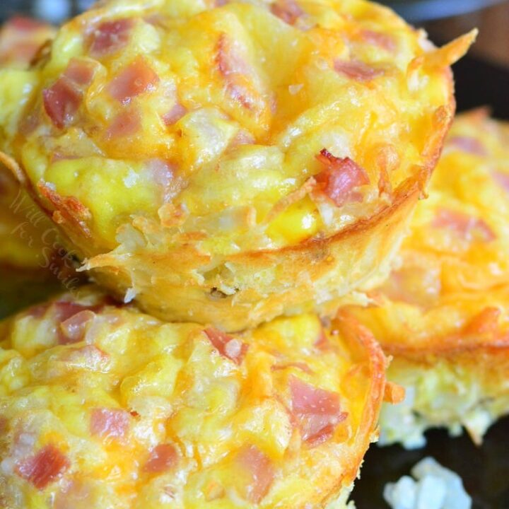 Image for Ham Egg and Cheese Hash Brown Breakfast Muffins