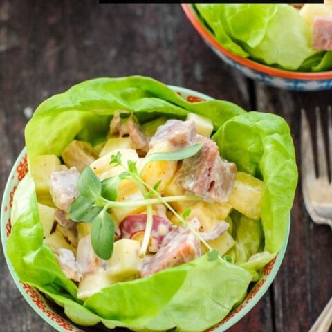 Image for Hawaiian Chopped Ham Salad is a twist on traditional ham salad