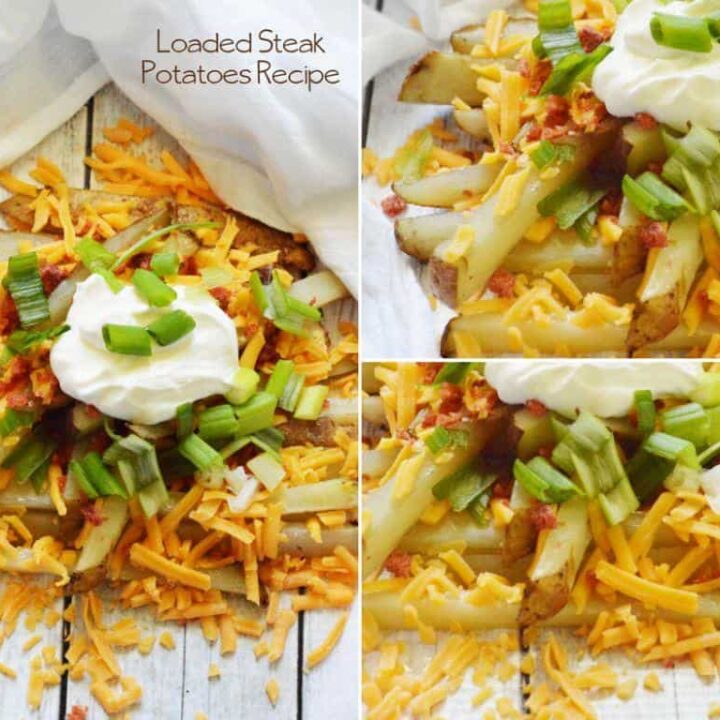 Image for Loaded Baked Steak Fries Recipe