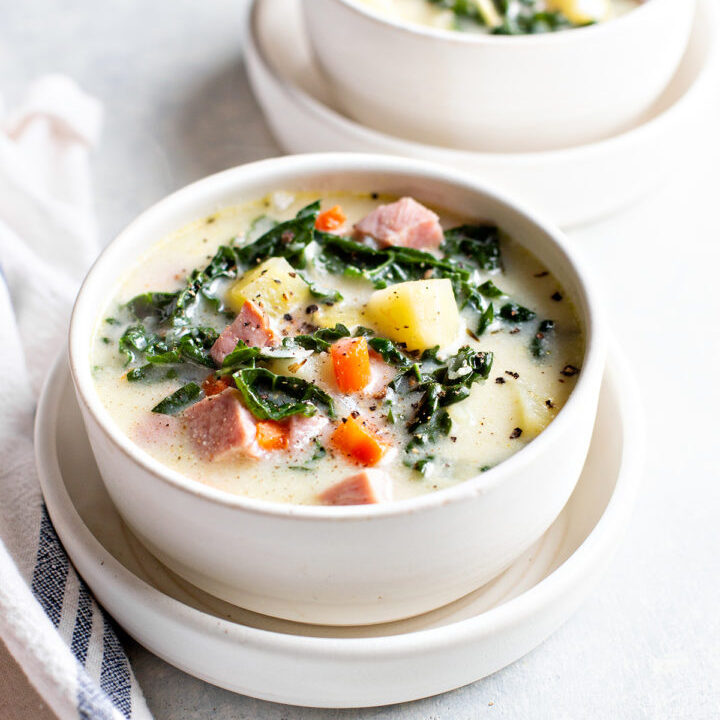 Image for Slow Cooker Ham Soup with Potatoes and Kale