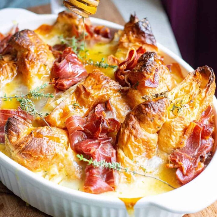 Image for Ham and Cheese Croissant Bake