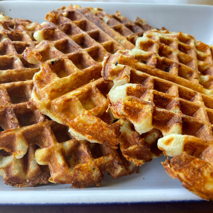 Image for Loaded Ham and Cheese Waffles