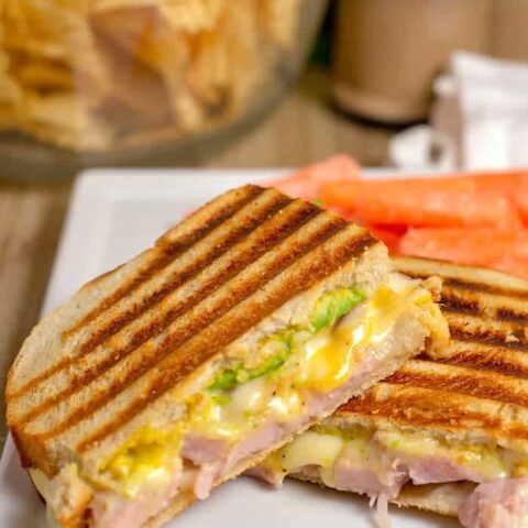 Image for Leftover Ham Ideas: Ham and Cheese Panini