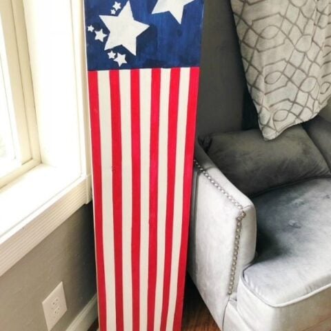 Image for Wooden American Flag DIY Craft