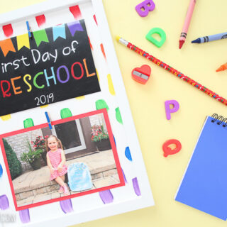 Image for DIY First Day of School Picture Frame Tutorial