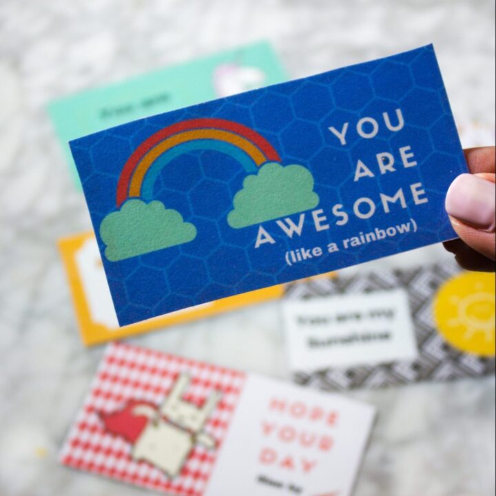 Image for How to create reusable lunch box notes {Back to School}