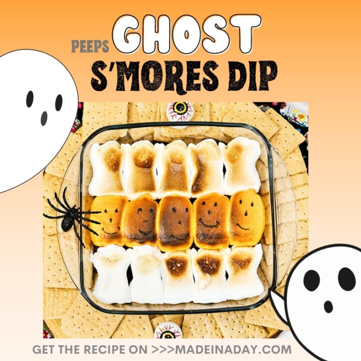 Image for Ghost Halloween Peeps Smores Dip Recipe